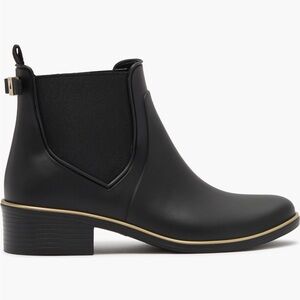 Kate Spade Black Ankle Rain Boots